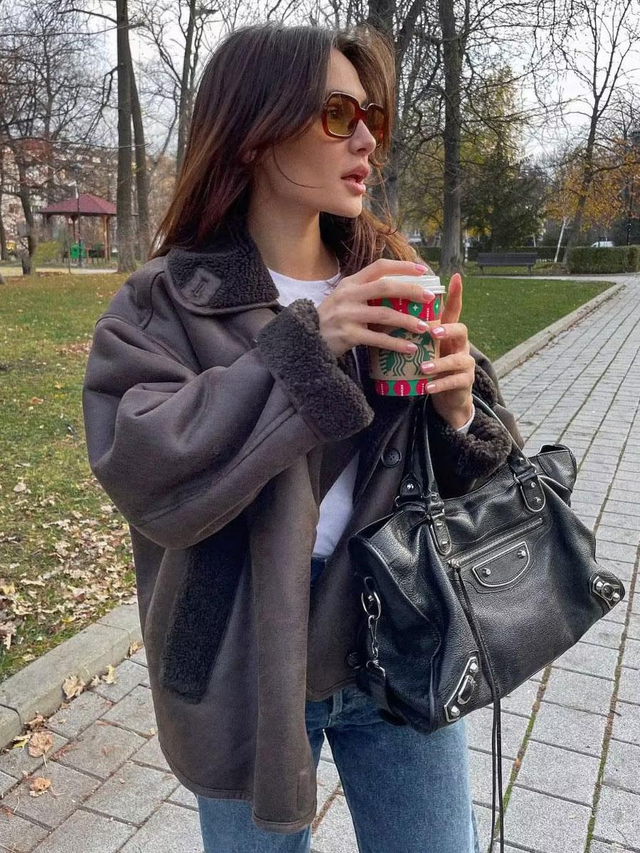 Esmé | Oversized Shearling